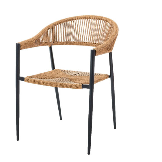 Garden chair Neska ii Graphite Synthetic Aluminium 56 x 59,5 x 81 cm