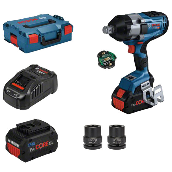 Bosch Akku-Drehschlagschrauber GDS 18V-1050 HC mit 2x Akku ProCORE18V 8.0Ah L-BOXX SET