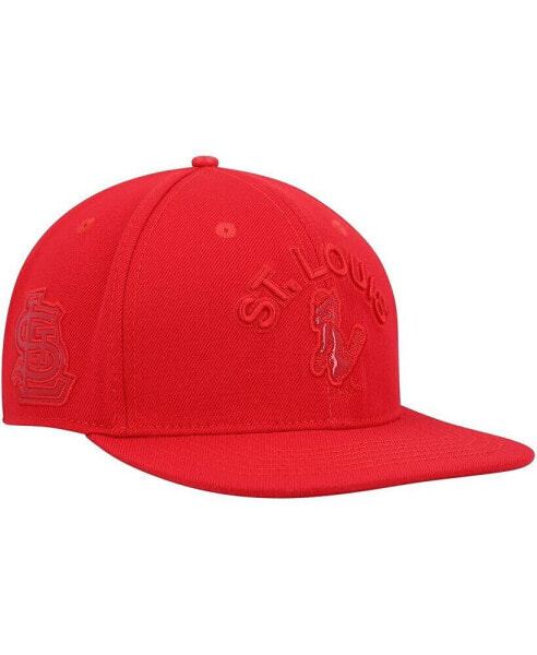 Men's St. Louis Cardinals Triple Red Snapback Hat