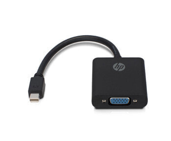 HP 2UX11AA - Mini DisplayPort - HDMI Type A (Standard) - Male - Female - Black - 1 pc(s)