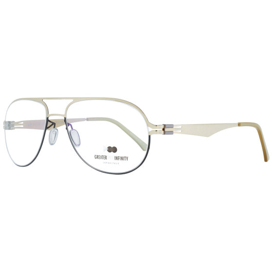 Greater Than Infinity Brille GT012 V04 56 Herren Gold 56-16-140