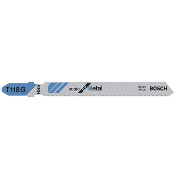 BOSCH PROFESSIONAL T 118 G Basic Metal Jig Saw Blade 5 Units