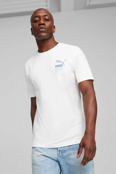BRAND LOVE Graphic Tee Beyaz Erkek Kısa Kol T-Shirt
