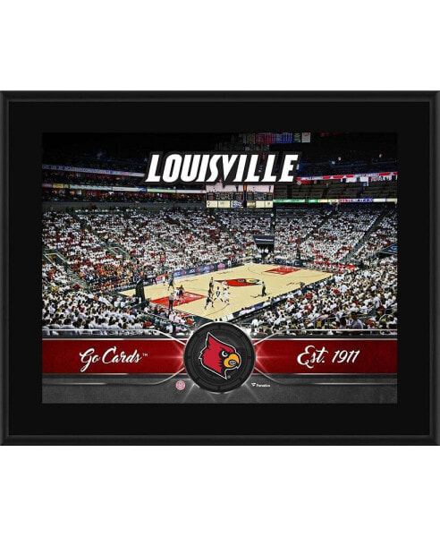 Louisville Cardinals 10.5'' x 13'' Sublimated Basketball Plaque