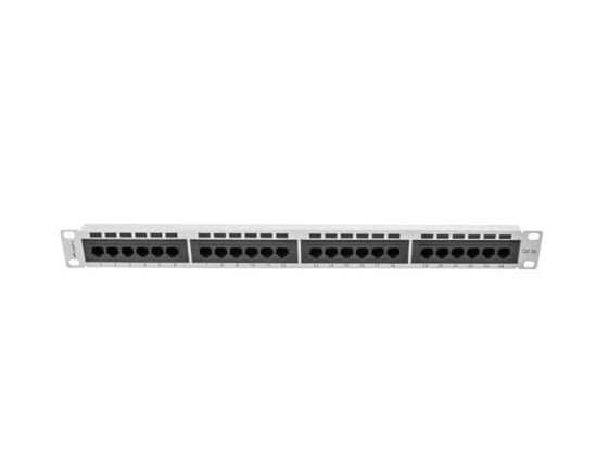 Lanberg PPU5-1024-S - RJ-45 - Cat5,Cat5e - White - Metal - Rack mounting - 1U