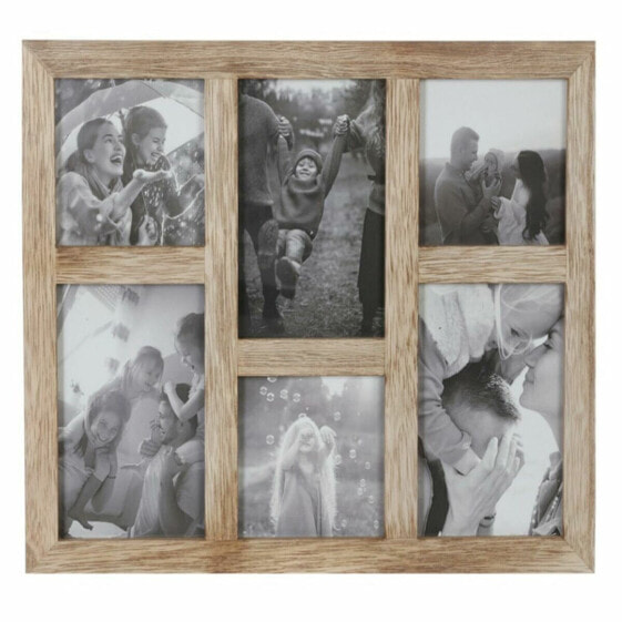 Photo frame DKD Home Decor 35 x 1,2 x 29 cm Crystal Natural Moutain MDF Wood