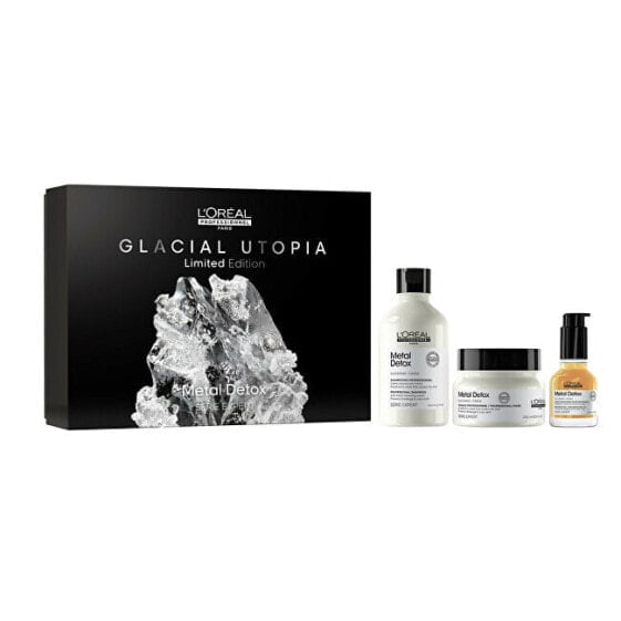 Metal Detox Trio care gift set for colored and damaged hair