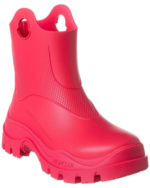 Moncler Misty Rubber Rain Boot Women's Pink 36