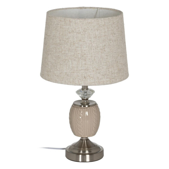 Декоративная настольная лампа BB Home Бежевый Серебристый Металл Стеклянный 10 W 220 V 27 x 27 x 45 cm