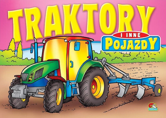 Kolorowanka. Traktory i inne pojazdy - Traktor z pługiem(A4, 16 str.)