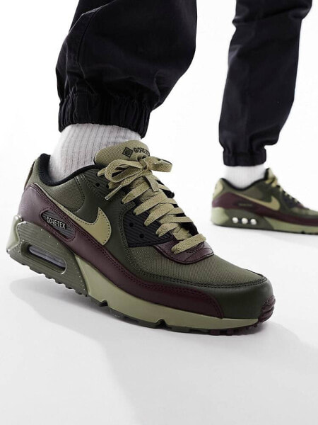 Nike Air Max 90 Gore-tex trainers in khaki multi