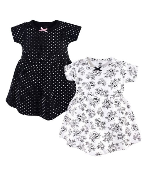 Платье Hudson Baby Cotton Short-Sleeve Dress.