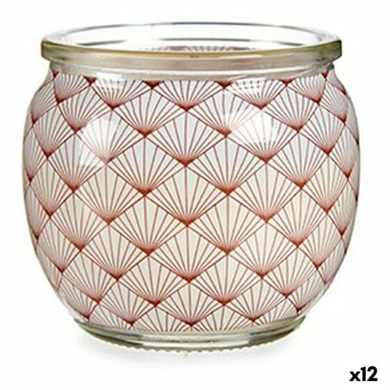 Ароматизированная свеча Кокос Кремовый Cтекло воск (7,5 x 6,3 x 7,5 cm) (12 штук)