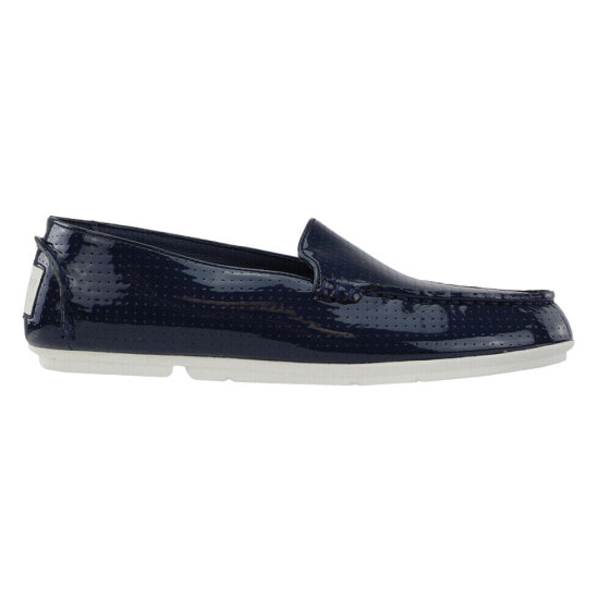Sperry Bay View Perforated Slip On Womens Blue Flats Casual STS83014