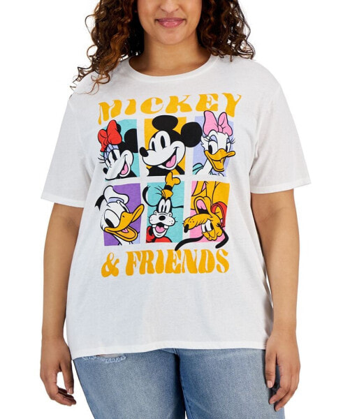 Футболка Disney Mickey & Friends с графическим принтом Plus Size