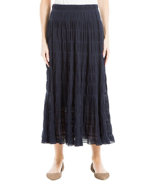 Max Studio Texture Cotton Maxi Skirt Women's