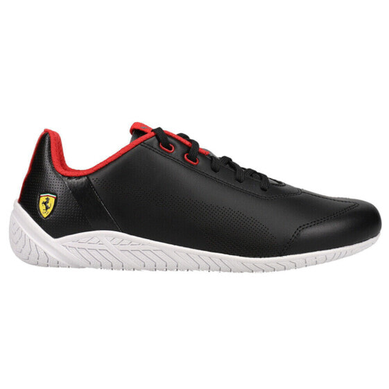 Puma Ferrari Ridge Cat Motorsport Lace Up Mens Black Sneakers Casual Shoes 3066