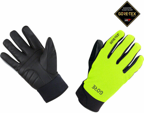 GORE C5 GORE-TEX Thermo Gloves - Neon Yellow/Black, Large