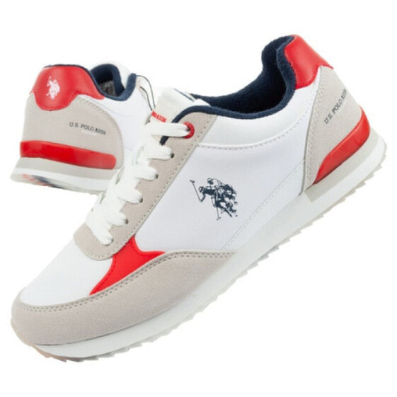 Кроссовки US Polo Trainer UP21M48062-WHI-RED