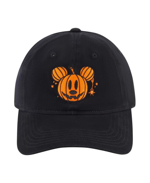 Men's Mickey Mouse Pumpkin Head With Plaid Underbrim Hat