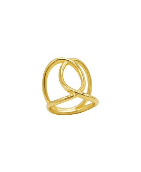 Кольцо ADORNIA 14K Gold-Plated Tall Infinity