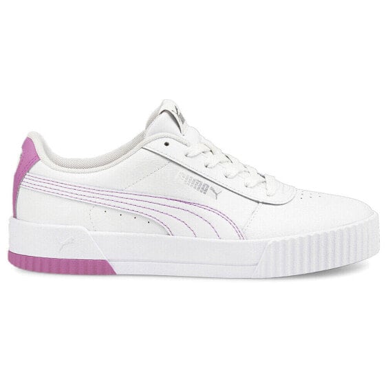 Puma Carina Lace Up Womens White Sneakers Casual Shoes 370325-46