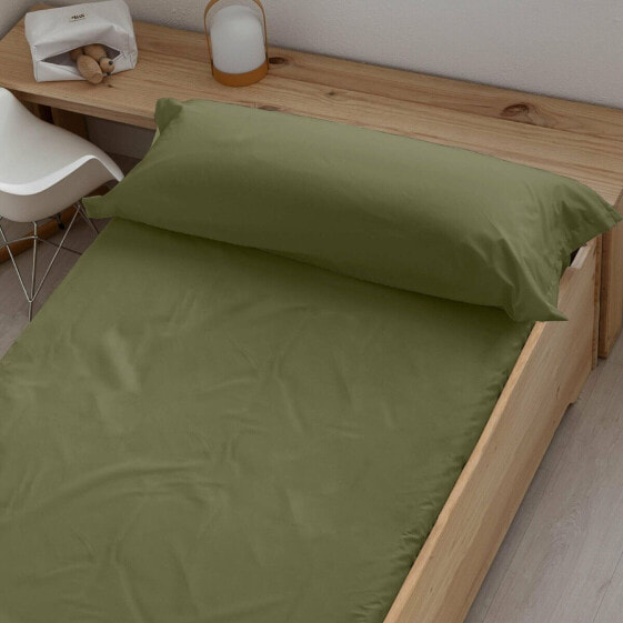 Fitted bottom sheet Decolores Liso Green 140 x 200 cm