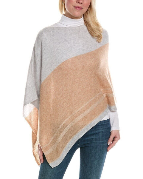 J.Mclaughlin Bridget Cashmere Poncho Women's Grey Os