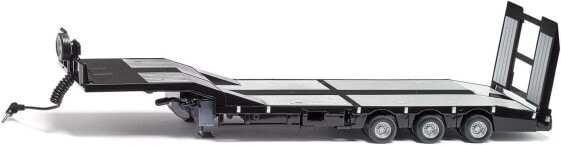 Siku 6781 Two-Sided Trailer 1:32 Remote Controlled for Siku Control Vehicles with Towing Hitch, Metal/Plastic, Green
