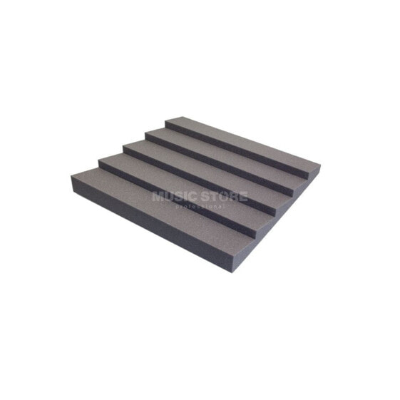 MUSIC STORE Absorber-Pack SAW, anthracite 4x - AcousticFoam, 600x600x70