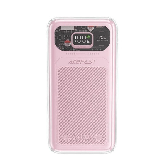 Внешний аккумулятор Acefast 10000mAh Sparkling Series szybkie ładowanie 30W różowy