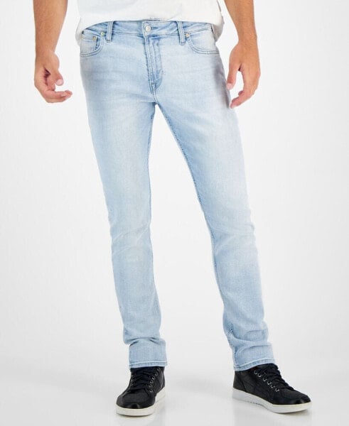 Men's Light-Wash Slim Tapered Fit Jeans