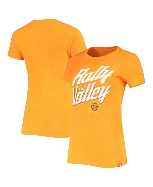 Футболка женская Sportiqe Phoenix Suns Rally the Valley Heathered Orange Davis