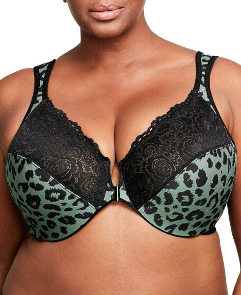 Women's Full Figure Plus Size Wonderwire Front Close Bra 1245