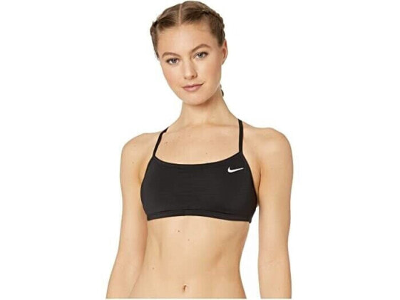 Nike Women's 246890 Essential Racerback Black Bikini Top Swimwear Size XL