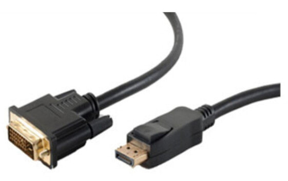 ShiverPeaks BS77497-1 - 7.5 m - DisplayPort - DVI - Male - Male - Gold