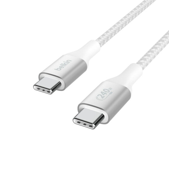 USB-C-кабель Belkin CAB015BT1MWH 1 m Белый (1 штук)