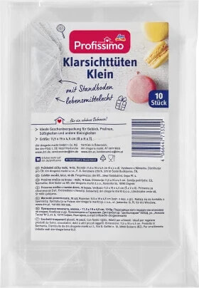 Klarsichttüten klein, 10 St