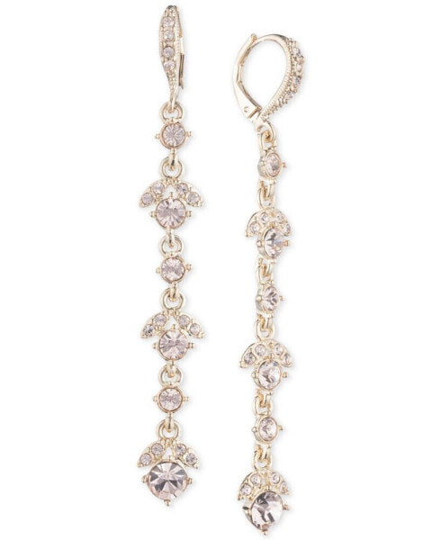 Crystal Linear Drop Earrings