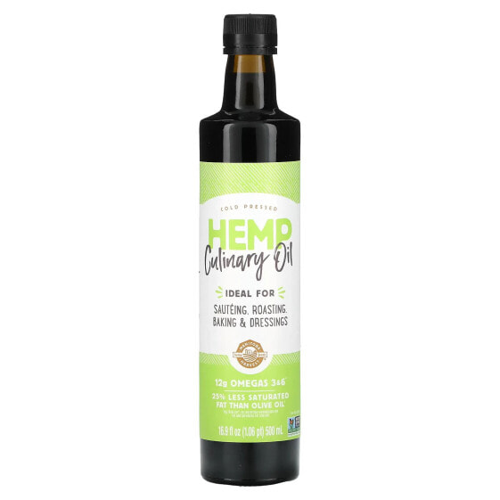 Hemp Culinary Oil, Cold Pressed, 16.9 fl oz (500 ml)