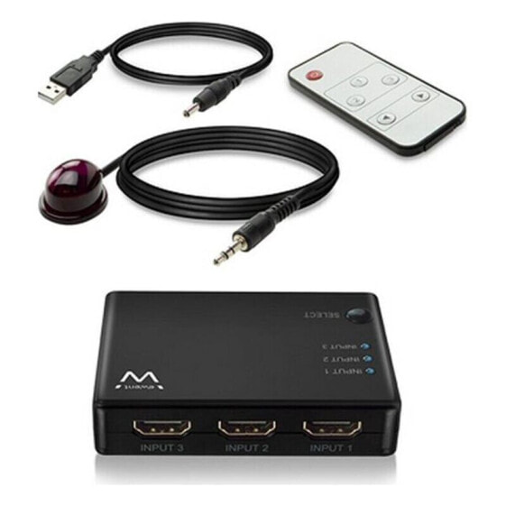 Адаптер/конвертер AV Ewent EW3730 HDMI 4K Чёрный