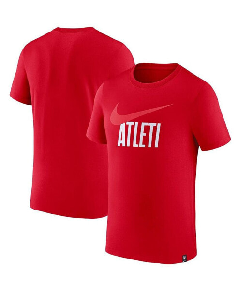 Men's Red Atletico de Madrid Swoosh T-shirt