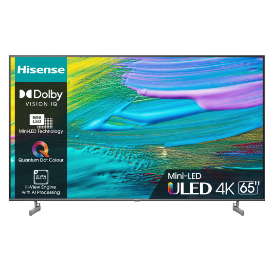 Hisense 65U6KQ 164 cm 65 Zoll anthrazit UltraHD/4K Triple Tuner HDR10 WLAN LAN