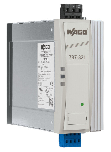 WAGO 787-821 - 120 W - 85 - 264 V - 50 - 60 Hz - 0.97 A - Passive - 32 ms