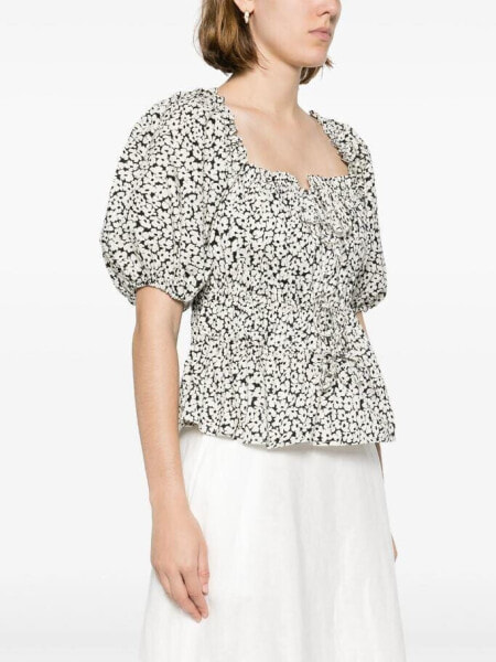 Футболка Polo Ralph Lauren 303518 женская блузка из хлопка с цветочным принтом размер 10