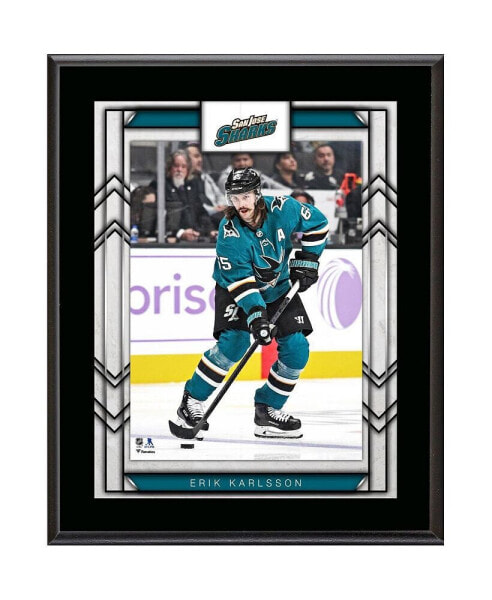 Erik Karlsson San Jose Sharks 10.5" x 13" Sublimated Player Plaque