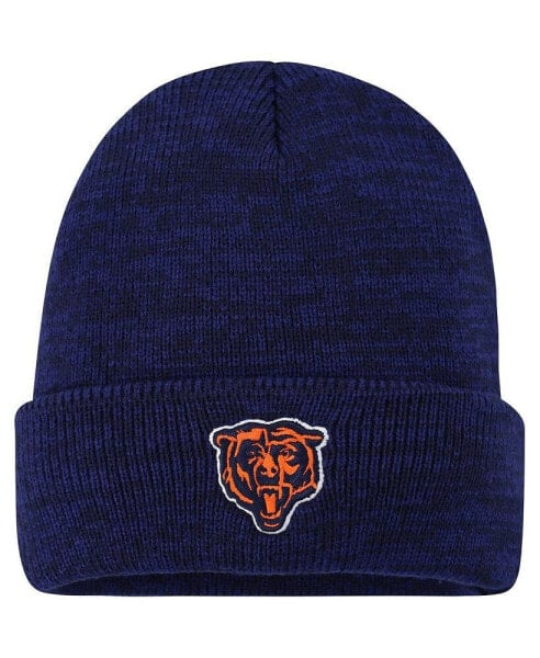 Big Boys Navy Chicago Bears Fandom Cuffed Knit Hat