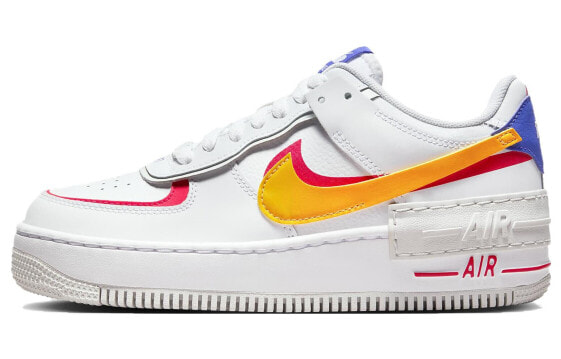 Кроссовки Nike Air Force 1 Shadow White Yellow Red