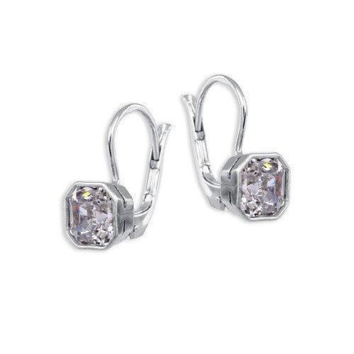 Sparkling silver earrings with zircons 436 001 00300 0400000