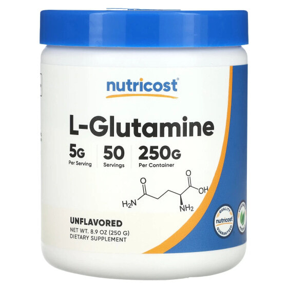 Аминокислоты Nutricost L-Glutamine, Вишня, 500 г